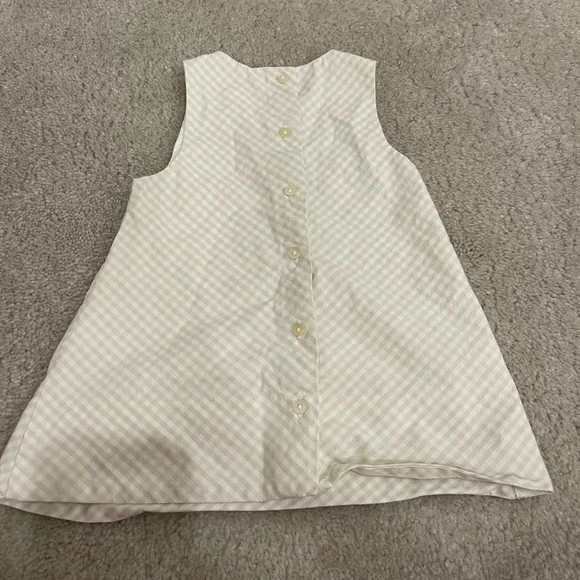 Pottery Barn Kids - Green Gingham Dress - Picture 2 of 8